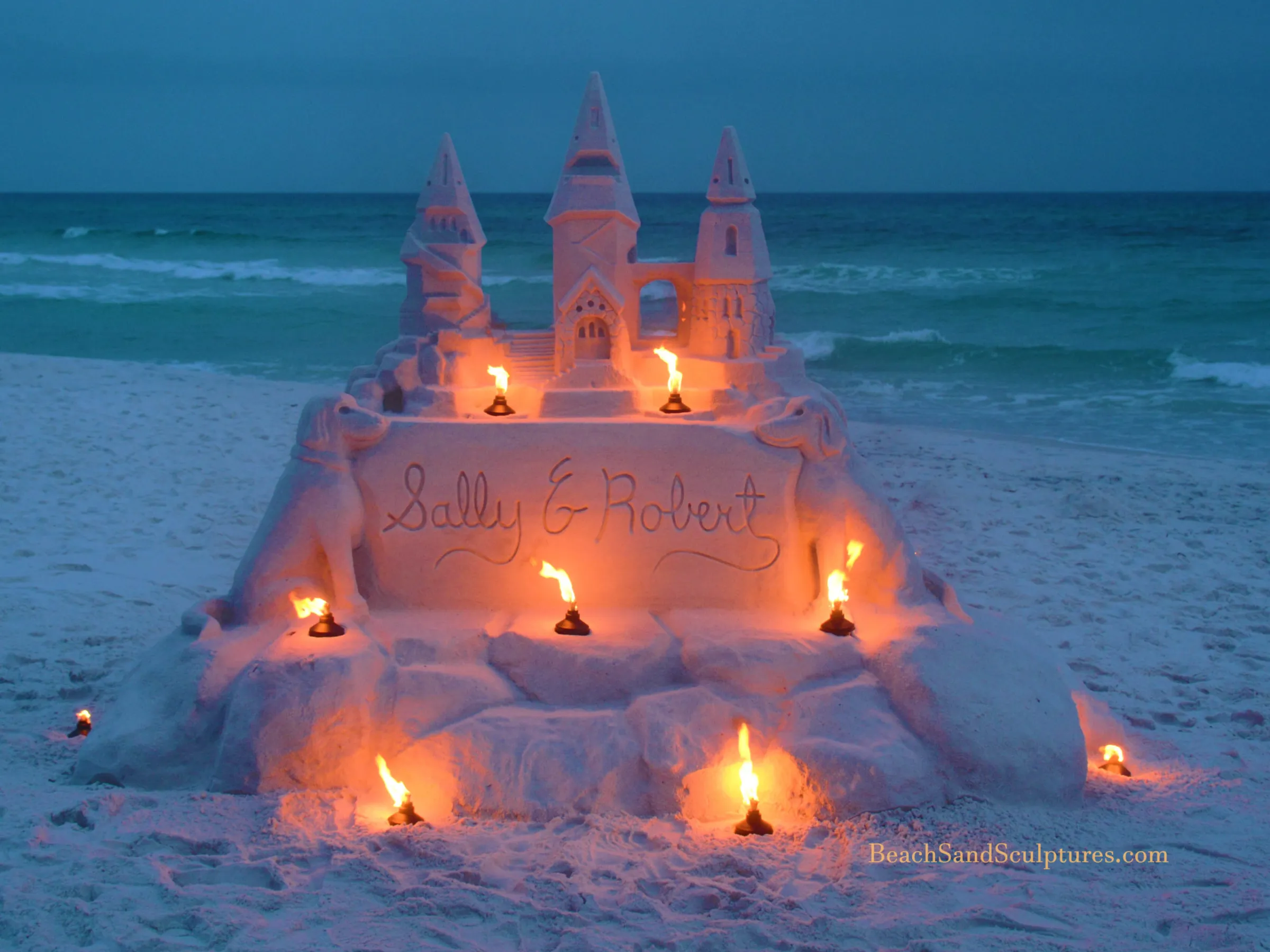 smoke coming out of the water